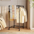 Metal Garment Rack with Wheels