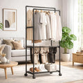 Heavy-Duty Metal Clothes Hanger Stand