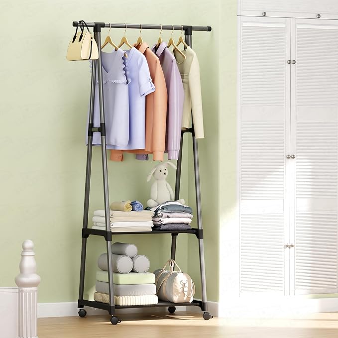 Black Garment Rack – Clothes Organizer