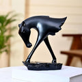 Elegant White Horse Artefact for Home and Office Décor
