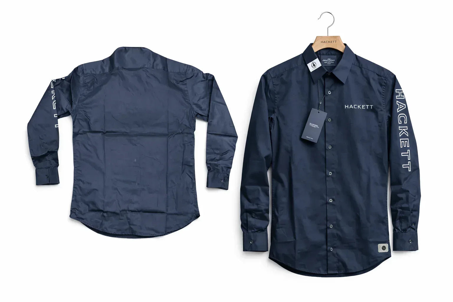 Hackett Full Sleeve Shirt Dark Blue